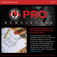 April Pro Newsletter