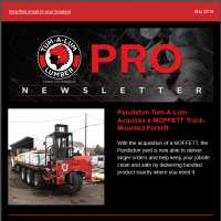 April PRO Newsletter - Pendleton