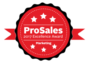 ProSales 2017 Excellence Award - Marketing