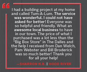 Hood River Customer Testimonial
