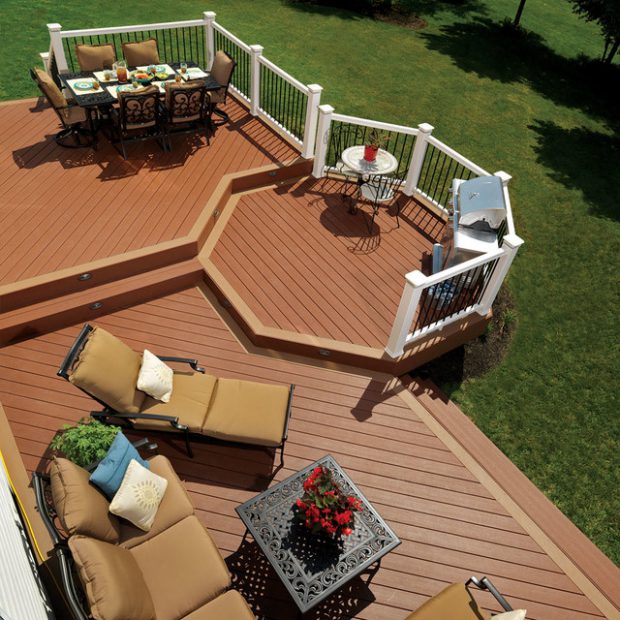Take Your Deck To The Next Level With These Five Design Ideastum A Lum Lumber Building Materials Fence Supply Or - Multi Level Patio Design Ideas